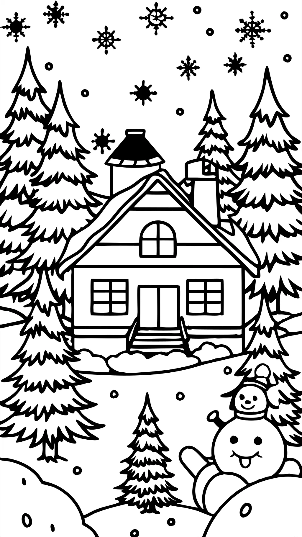 winter coloring pages